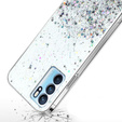 Case for OPPO Reno 6 5G, Glittery, transparent