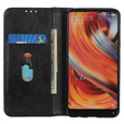 Case for Motorola Moto G24 / G24 Power / G04, Wallet Litchi Leather, black