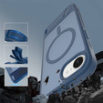 Case for iPhone 16E, Kickstand Matt Case, for MagSafe, blue