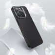 BENKS Kevlar Case for iPhone 16 Pro Max, for MagSafe, Carbon Fiber, black