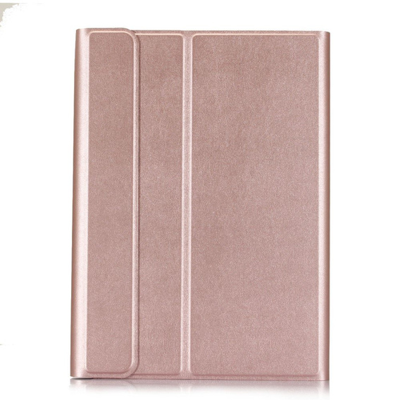 Case + keyboard Samsung Galaxy Tab Tab S7/S8 T870 T875, pink rose gold