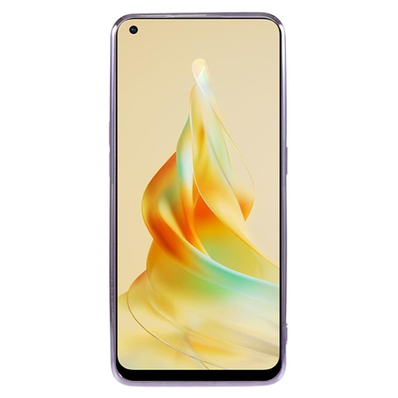 Case for Oppo Reno8 T 4G, Glitter Flower, purple