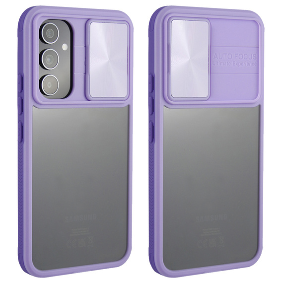 Case for Samsung Galaxy S23 FE, Slide Camera, purple