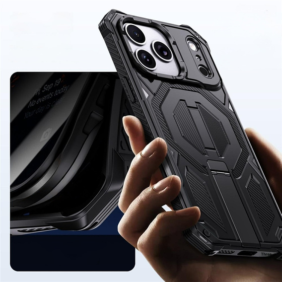 MagSafe-compatible protective case with stand for iPhone 17 Pro