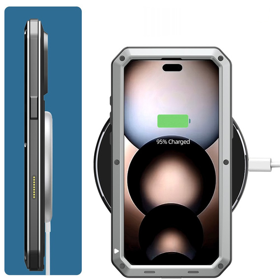 Armoured case with built-in tempered glass for iPhone 17 Pro Max