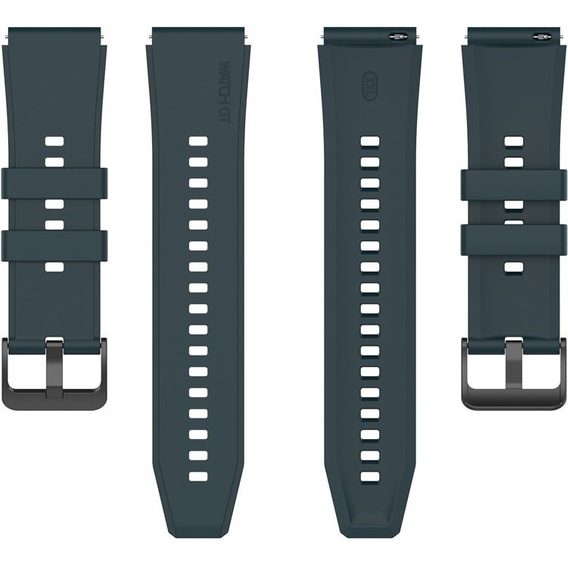 Silicone strap for Huawei Watch GT 2 Pro - Blackish Green