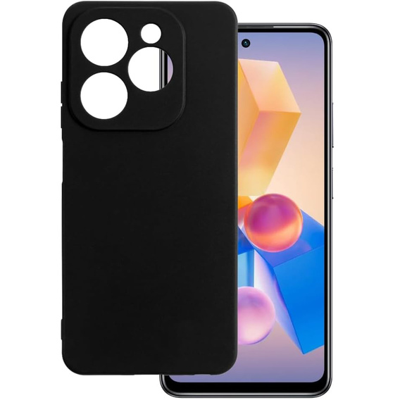 Case for Infinix Hot 40i, Silicone Lite, black