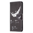 Flip case for Motorola Edge 40 Neo, Wallet, Don't Touch My Phone, black