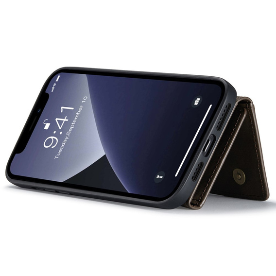 Case for iPhone 14 Pro, DG.MING 2in1, coffee