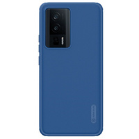 NILLKIN Case for Poco F5 Pro 5G, Super Frosted Shield Case, blue