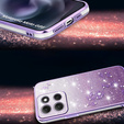 Case for Motorola Moto G86 5G, Glitter Flower, purple