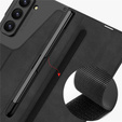 Wallet case with flap black for Samsung Galaxy Z Fold 7 5G