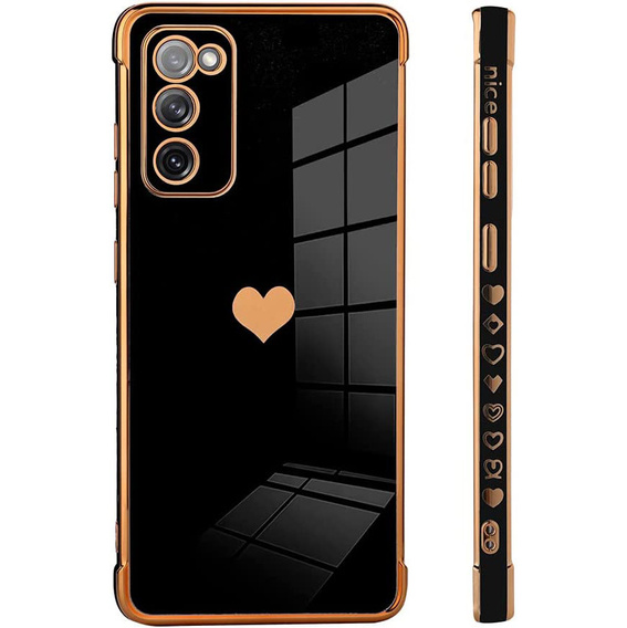 Case for Samsung Galaxy S20 FE, Electro heart, black