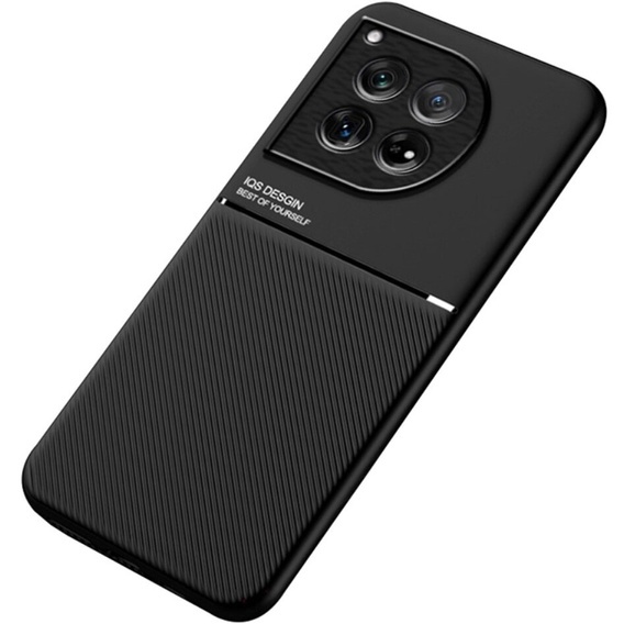 Case for OnePlus 12 5G, with magnetic grip plate, black