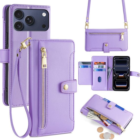 Flip case with zip pocket for iPhone 17 Pro