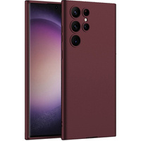 Case for Samsung Galaxy S23 Ultra, GKK Slim CamShield, maroon