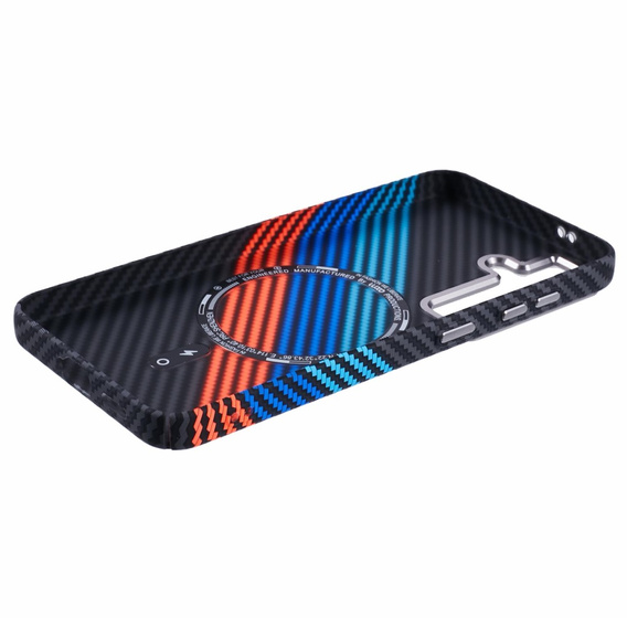 MagSafe's Samsung Galaxy S25+ Plus Case, Carbon Fiber, dark blue
