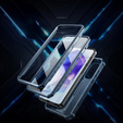 Armored case for Samsung Galaxy A55, Dexnor Full Body (Two Frames), dark blue