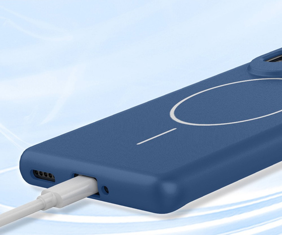 Silicone sleeve for Google Pixel 10 / 10 Pro, for MagSafe, blue