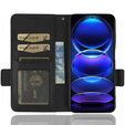 Flip case for Xiaomi Redmi Note 12 5G / POCO X5 5G, Wallet Litchi Magnet, black