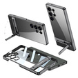 Case for Samsung Galaxy S25 Ultra, GKK Kickstand Hard Case, black