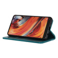Case for Honor 90 Lite 5G, Wallet Litchi Leather, green