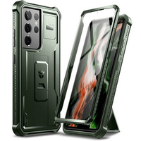 Armored case for Samsung Galaxy S21 Ultra, Dexnor Full Body, green