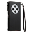 Flip case for Xiaomi Redmi 14C / Xiaomi Poco C75, Wallet Zipper Pocket, black