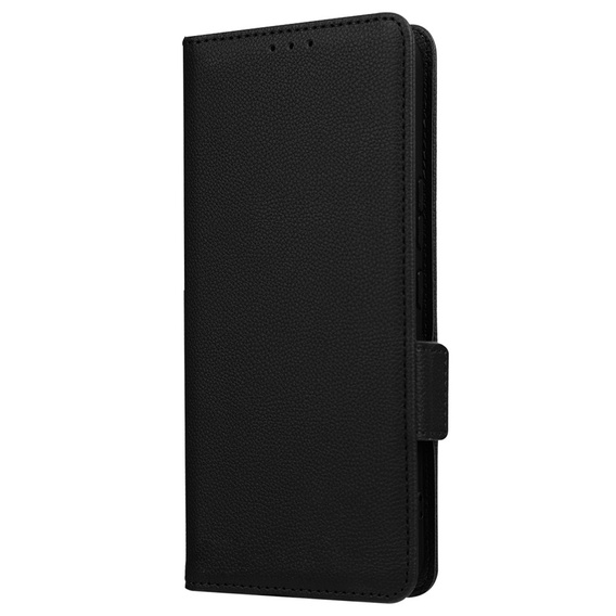 Flip case for Nokia X30 5G, Wallet Litchi Magnet Case, black