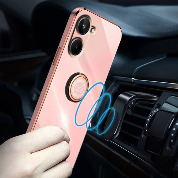 Case for Realme 10 4G, Electro Ring, pink