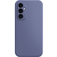 Case for Samsung Galaxy A15, Silicone Lite, dark blue + 9H glass