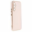 Case for Samsung Galaxy A15, Glamour CamShield, pink + 9H glass