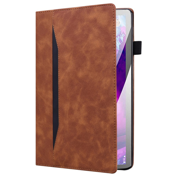 Case for Xiaomi Redmi Pad Pro / Xiaomi Poco Pad, Classic, with space for stylus, brown