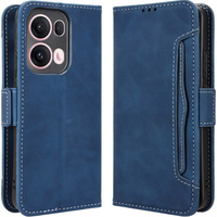 Flip case for Oppo Reno 13 Pro, Card Slot, dark blue