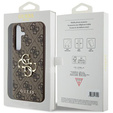 GUESS Case for Samsung Galaxy A55, 4G Big Metal Logo, brown