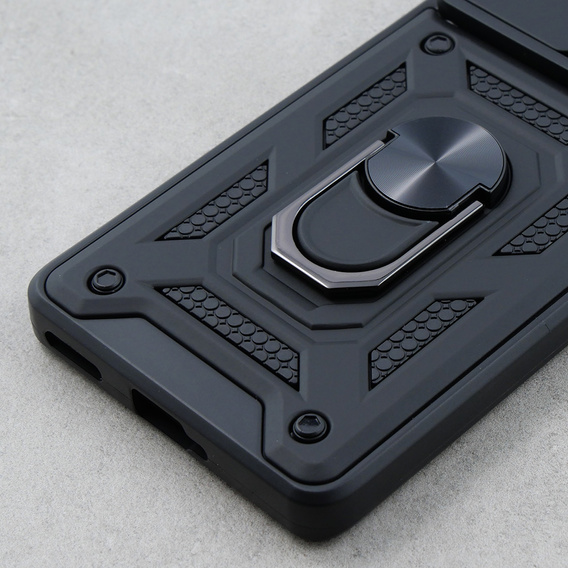 Case for Oppo Reno 10 / 10 Pro, CamShield Slide, black
