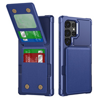 Case for Samsung Galaxy S25 Ultra, Card Holder Kickstand, dark blue