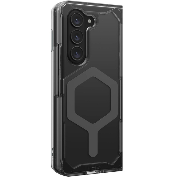 Urban Armor Gear Case for Galaxy Z Fold 5 5G, Plyo MagSafe, transparent / gray