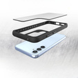 Case for Samsung Galaxy A34 5G, Fusion Hybrid, transparent / black