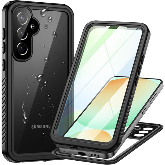 IP68 Waterproof Case for Samsung Galaxy S24 FE, Redpepper, black