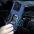 Case for Xiaomi Redmi 10C, Dual-Layer Armor, dark blue