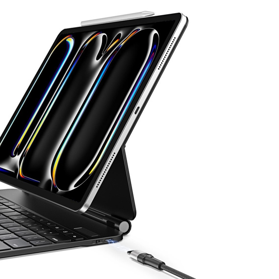 Keyboard case for Apple iPad Pro 13" 7th gen 2024, Dux Ducis MK Series, black