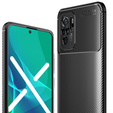 Case for Xiaomi Redmi Note 10/10S, Carbon Gel, black
