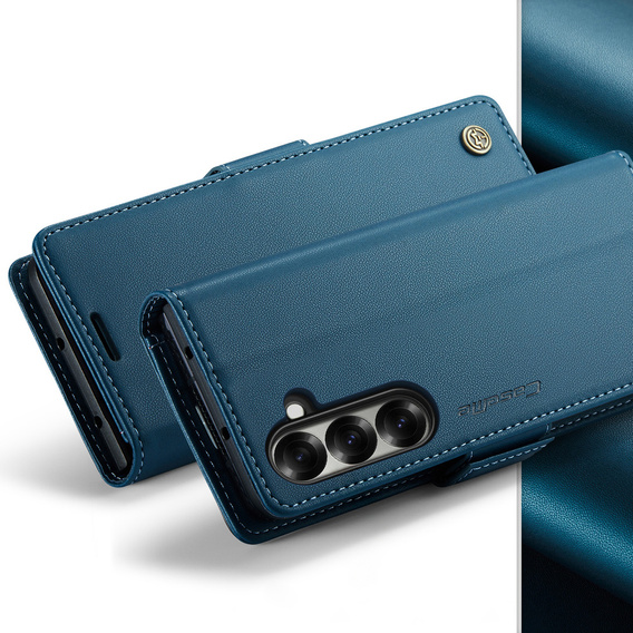 CASEME Litchi Wallet flip case for Samsung Galaxy Z Fold7 5G