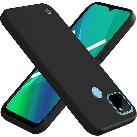 Case for Realme C21Y / C25Y, Silicone Lite, black