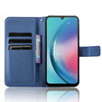 Flip case for Samsung Galaxy M55 5G, Wallet Smart Magnet, blue