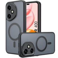 Case for Honor 400 5G, for MagSafe, ERBORD Matt Case, black