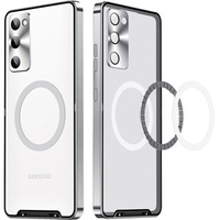 Camera Protection Case for Samsung Galaxy S20 FE, CamShield MagSafe, transparent / silver