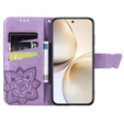 Flip case for Realme 14 Pro 5G, Butterfly, purple