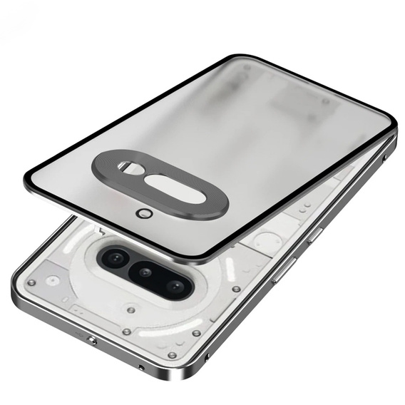 1 x Case for Nothing Phone 3A, Frame Case, grey